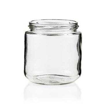 250ML SHORT CYLINDER GLASS JAR 70TW
