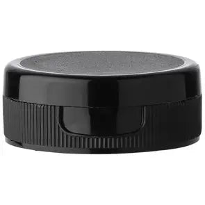 38/400 BLACK LINED FLIP TOP CAP