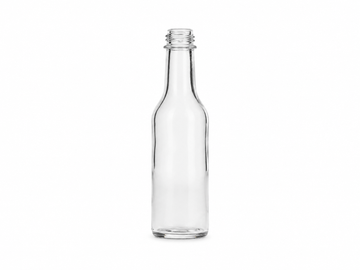 BOUTEILLE WOOZY EN VERRE 5OZ AVEC BOUCHON TWIST DOUBLÉ NOIR 24/414