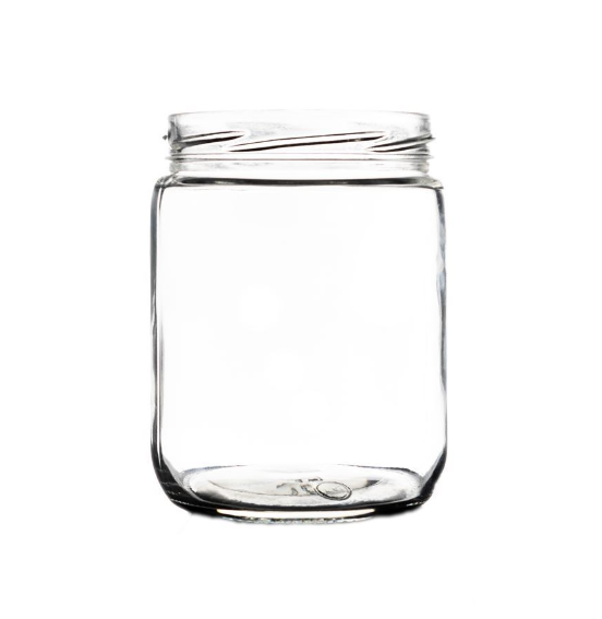 POT EN VERRE CYLINDRE COURT 500ML 82TW