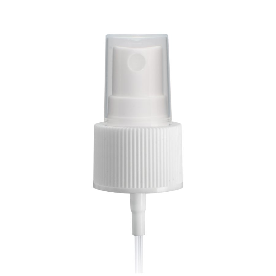 24/410 RIBBED FINE MIST SPRAYER WHITE