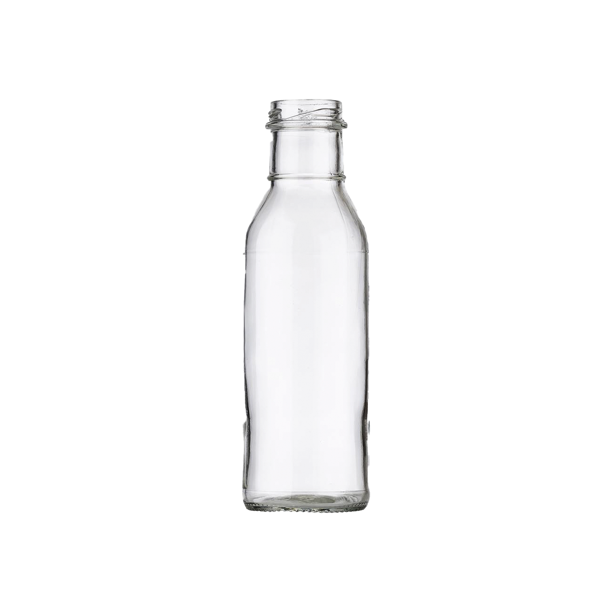 12OZ Clear Glass Ring Neck Bottle - Elden Bottle – Elden Bottle ...