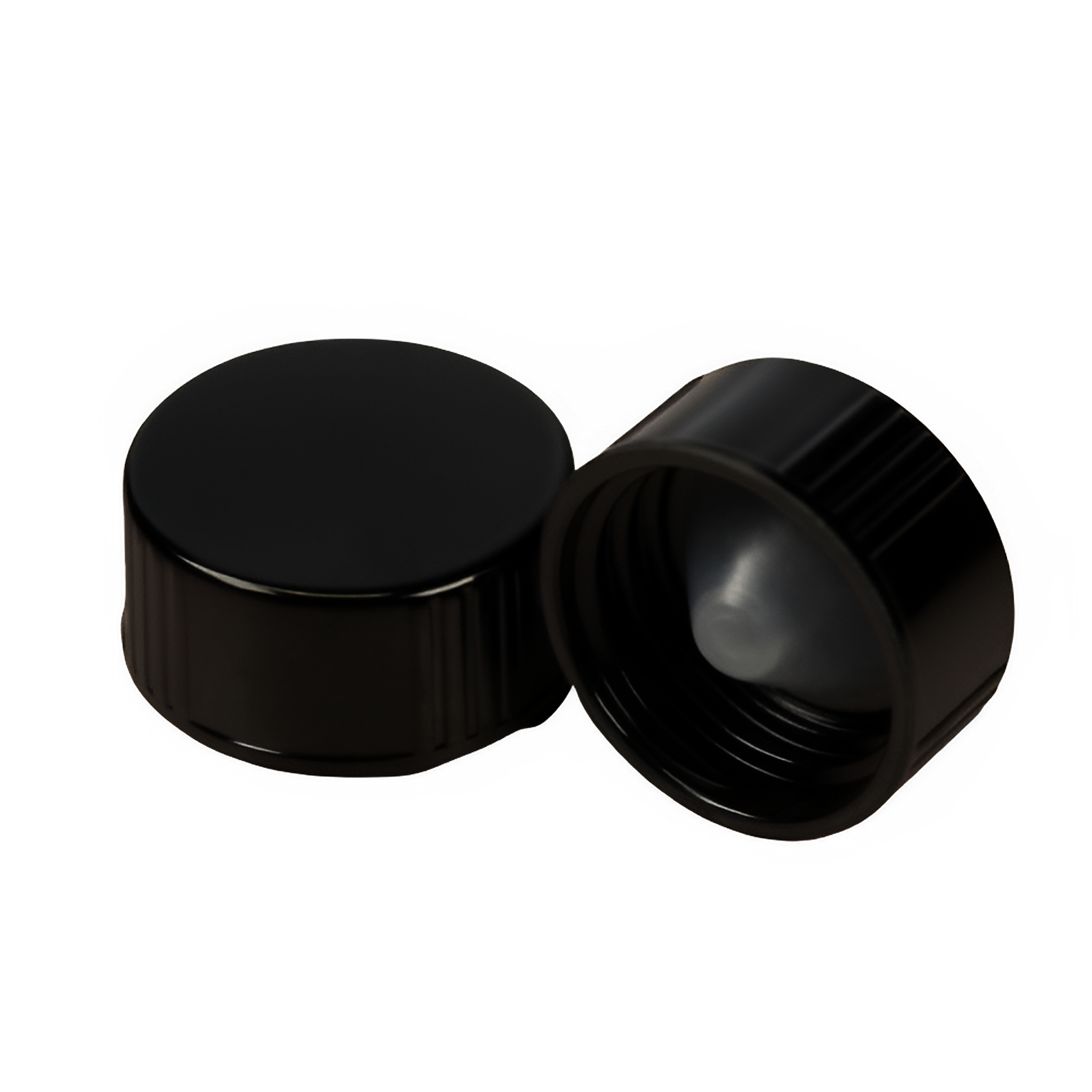 24/400 PLASTIC PHENOLIC CAP BLACK