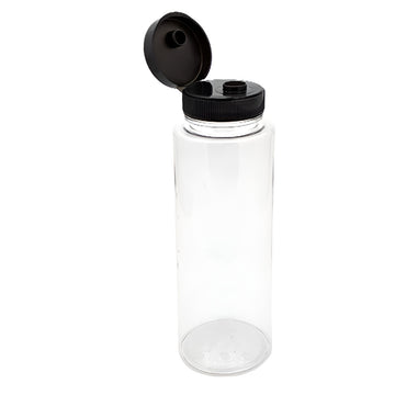 BOUTEILLE CYLINDRIQUE PET TRANSPARENTE 250ML 38/400